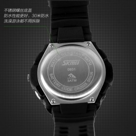 SKMEI Jam Tangan Analog Digital Pria - AD0931 - Black/Yellow - 4