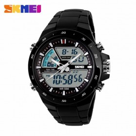 SKMEI Jam Tangan Digital Analog Pria - AD1016 - Black