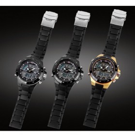 SKMEI Jam Tangan Digital Analog Pria - AD1016 - Golden - 6