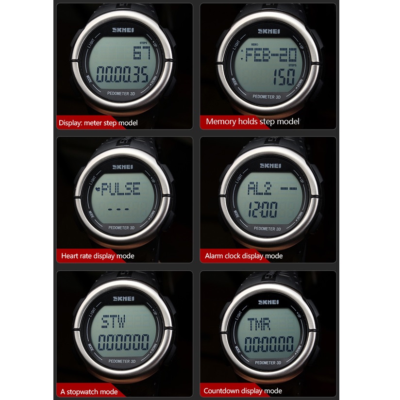 skmei jam tangan olahraga pedometer rate dg1058hr skmei jam tangan olahraga pedometer rate dg1058hr