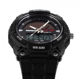 SKMEI Jam Tangan Solar Digital Analog Pria - AD1049E - Black - 3