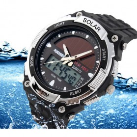 SKMEI Jam Tangan Solar Digital Analog Pria - AD1049E - Black - 8