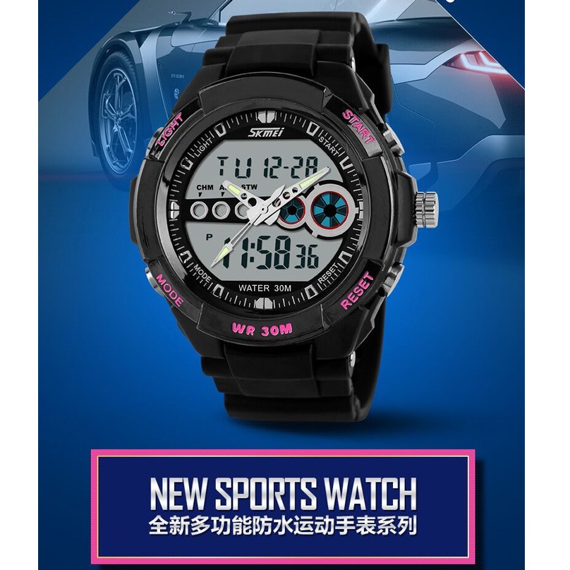 skmei casio sport led water resistant 30m ad0942 black jakartanotebook skmei casio sport led water resistant 30m ad0942 black jakartanotebook