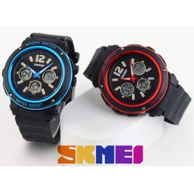 SKMEI Jam Tangan Analog Digital Pria - AD1051 - Black/Red 