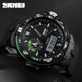 SKMEI Jam Tangan Sport Pria - AD1081 - Black/Green 