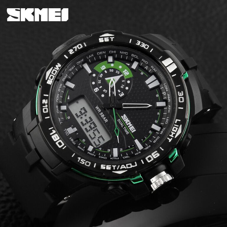 skmei jam tangan sport pria ad1081 black green jakartanotebook skmei jam tangan sport pria ad1081 black green jakartanotebook