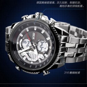 SKMEI Jam Tangan Analog Digital Pria - AD0993 - Black - 3