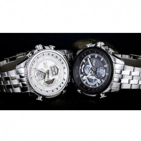 SKMEI Jam Tangan Analog Digital Pria - AD0993 - Black - 9