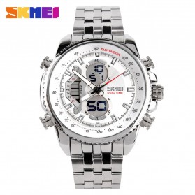 SKMEI Jam Tangan Analog Digital Pria - AD0993 - White - 1