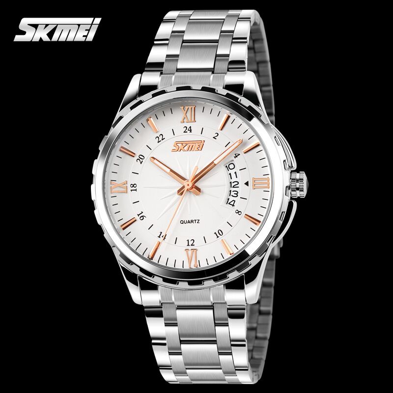 skmei rose gold watch