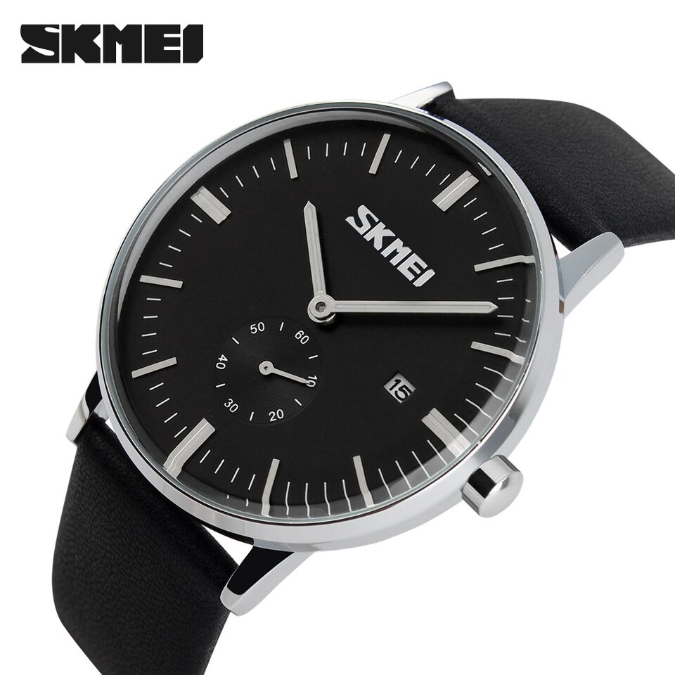 SKMEI Jam Tangan Analog Pria 9083CL Black 