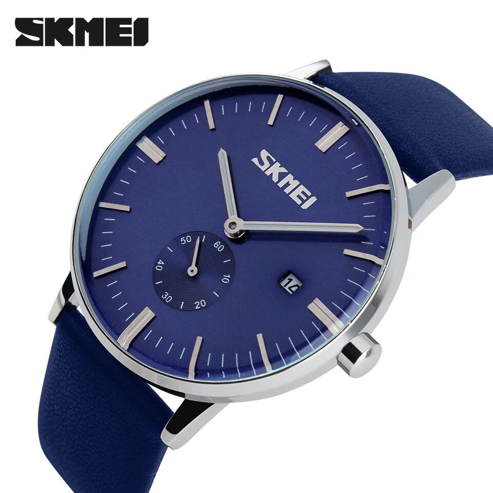 SKMEI Jam Tangan Analog Pria - 9083CL - Blue 