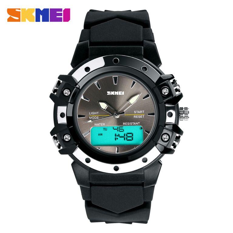 skmei jam tangan analog digital pria ad0821 black skmei jam tangan analog digital pria ad0821 black