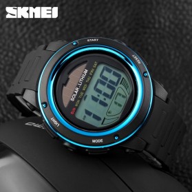 SKMEI Jam Tangan Tenaga Solar Pria - DG1096 - Black/Blue - 5