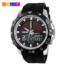 SKMEI Jam Tangan Analog Digital Pria - AD1064E - Silver - 1