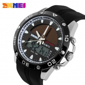 SKMEI Jam Tangan Analog Digital Pria - AD1064E - Silver - 3