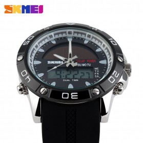 SKMEI Jam Tangan Analog Digital Pria - AD1064E - Silver - 4