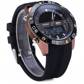 SKMEI Jam Tangan Analog Digital Pria - AD1064E - Brown - 1