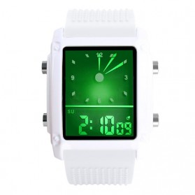 SKMEI Jam Tangan Trendy Digital Analog Pria - 0814G - White - 1
