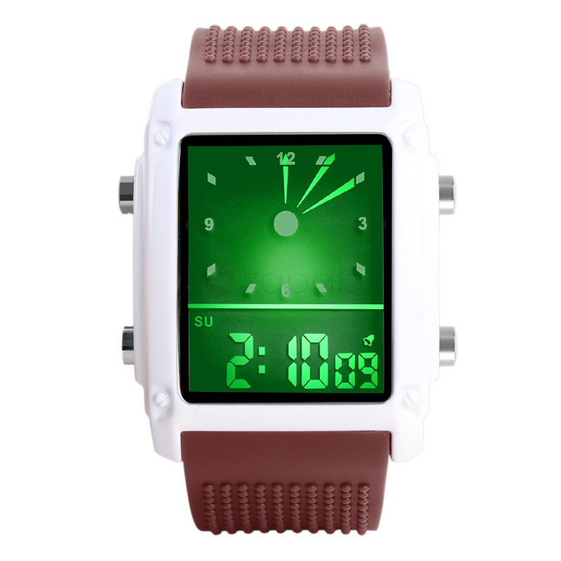 SKMEI Jam Tangan Trendy Digital Analog - 0814D1 - Coffee - 1