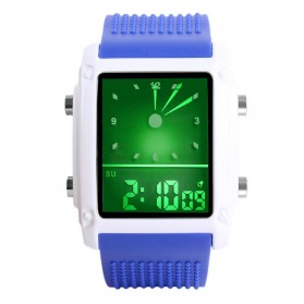 SKMEI Jam Tangan Trendy Digital Analog Pria - 0814G - Blue - 1