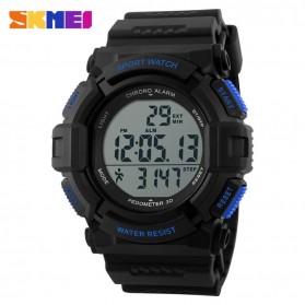 SKMEI Jam Tangan Digital Pria - DG1116S - Black/Blue - 1