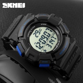 SKMEI Jam Tangan Digital Pria - DG1116S - Black/Blue - 5