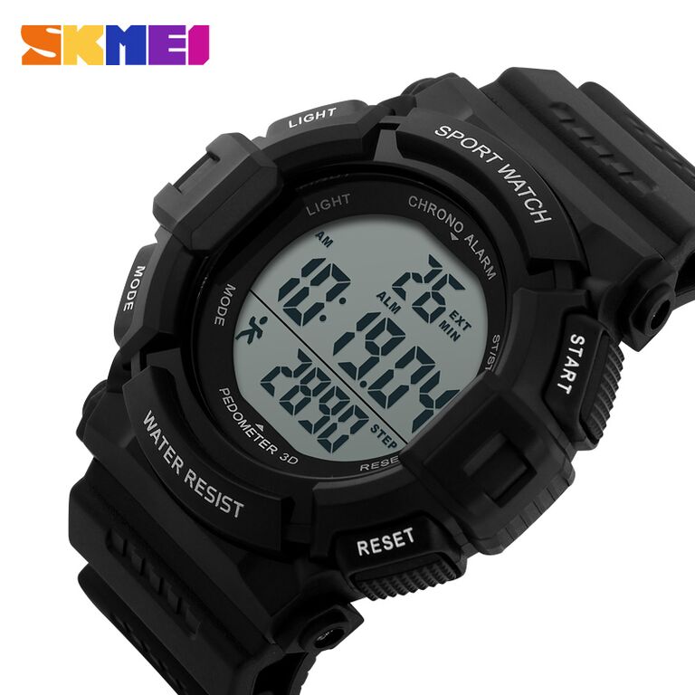 SKMEI Jam Tangan Digital Pria - DG1116S - Black - JakartaNotebook.com