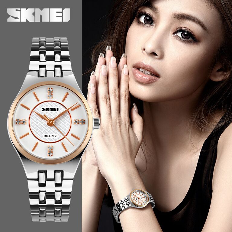 SKMEI Jam Tangan Analog Wanita - 1133CS - Rose Gold 