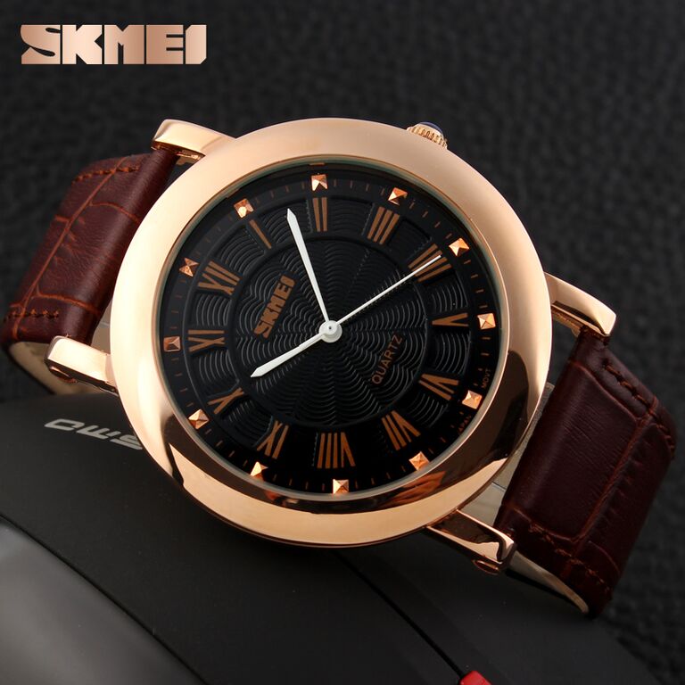 skmei casual leather water resistant 30m skmei casual leather water resistant 30m