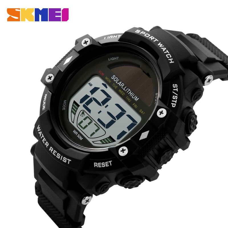 skmei jam tangan digital pria dg1129 black skmei jam tangan digital pria dg1129 black