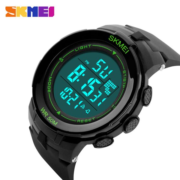 SKMEI Jam Tangan Digital - DG1127 - Black/Green - JakartaNotebook.com