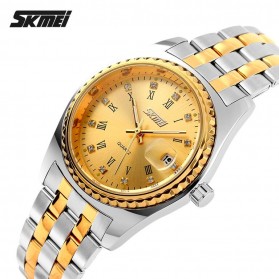 skmei casual stainless water resistant 30m 9098cs golden jakartanotebook skmei casual stainless water resistant 30m 9098cs golden jakartanotebook