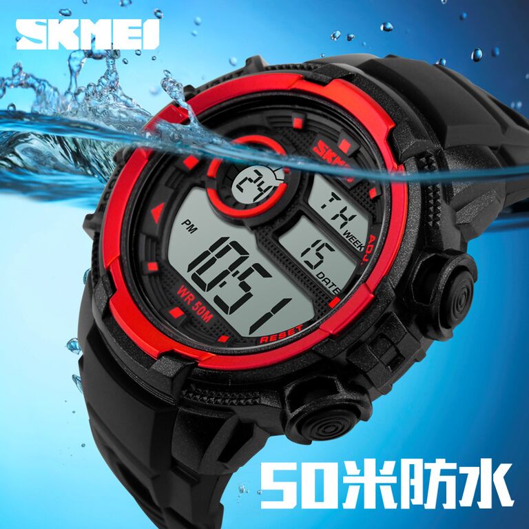 skmei jam tangan sporty digital pria dg1113 black skmei jam tangan sporty digital pria dg1113 black