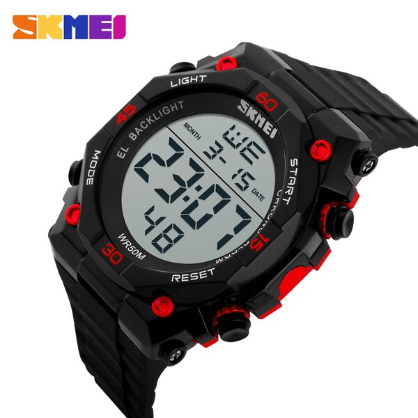 skmei jam tangan digital pria dg1130 black skmei jam tangan digital pria dg1130 black