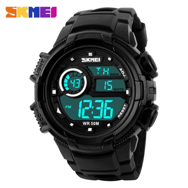 skmei jam tangan digital pria dg1113 black white skmei jam tangan digital pria dg1113 black white