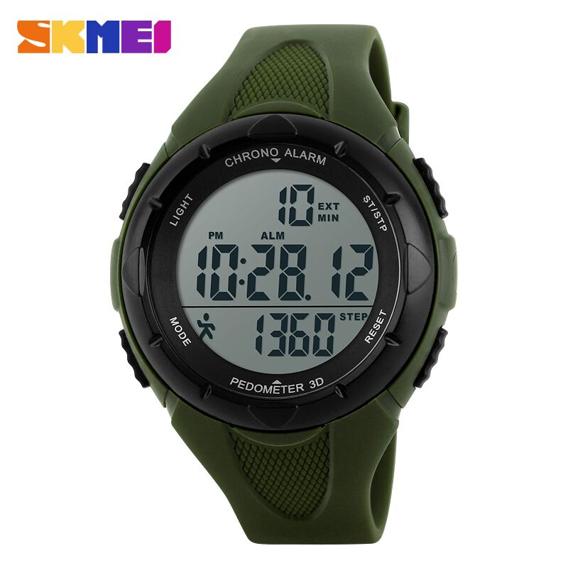 skmei jam tangan digital pria dg1108s army green skmei jam tangan digital pria dg1108s army green