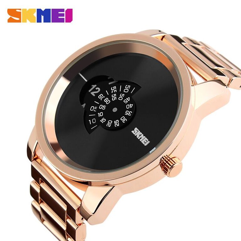 SKMEI Jam Tangan Analog Pria - AD1171 - Rose Gold 