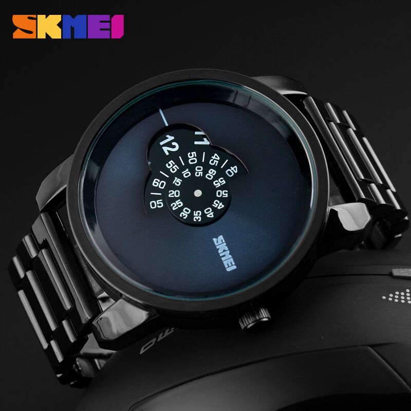 ... SKMEI Jam Tangan Analog Pria - AD1171 - Black - 4 ...