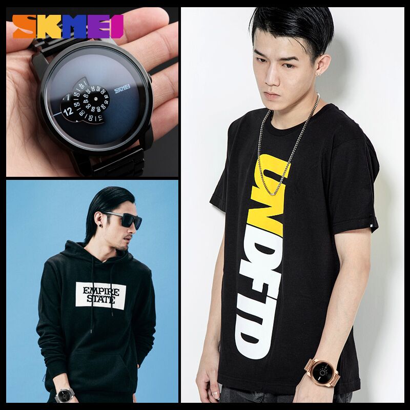 SKMEI Jam Tangan Analog Pria - AD1171 - Black 