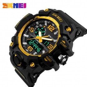 SKMEI Jam Tangan Analog Digital Pria - AD1155 - Black Gold - 2