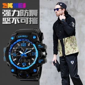 SKMEI Jam Tangan Analog Digital Pria - AD1155 - Black Gold - 5