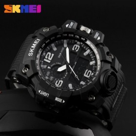 SKMEI Jam Tangan Analog Digital Pria - AD1155 - Black White - 3