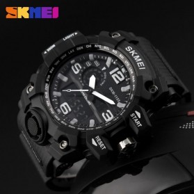 SKMEI Jam Tangan Analog Digital Pria - AD1155 - Black White - 4