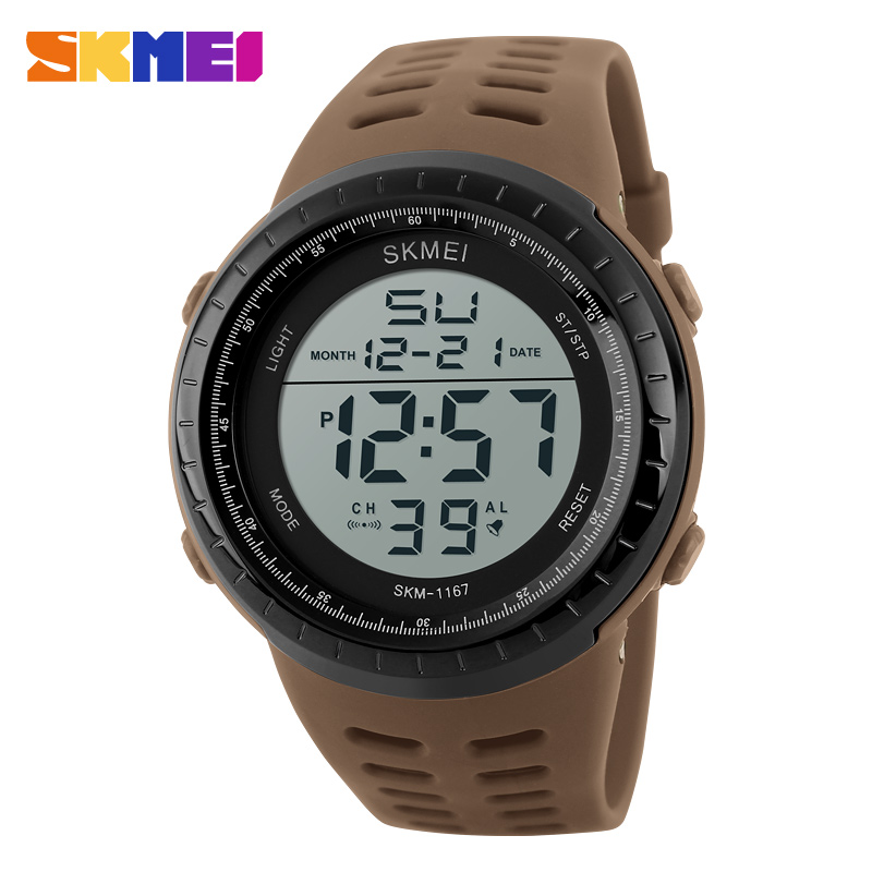 skmei jam tangan digital pria 1167 coffee skmei jam tangan digital pria 1167 coffee