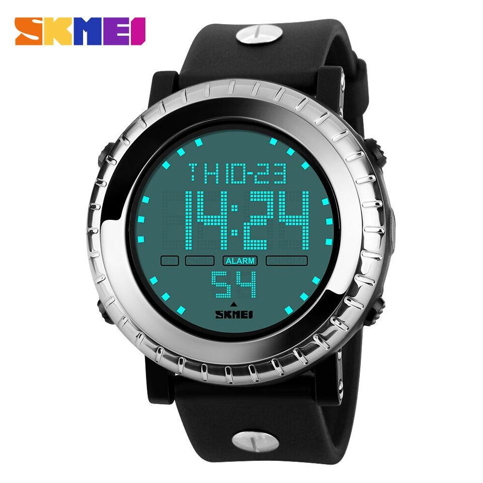 skmei jam tangan sport digital pria dg1172 silver skmei jam tangan sport digital pria dg1172 silver