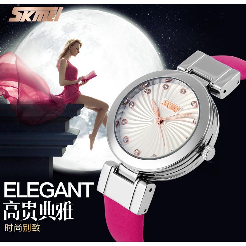 SKMEI Jam Tangan Analog Wanita - 9086CL - White 