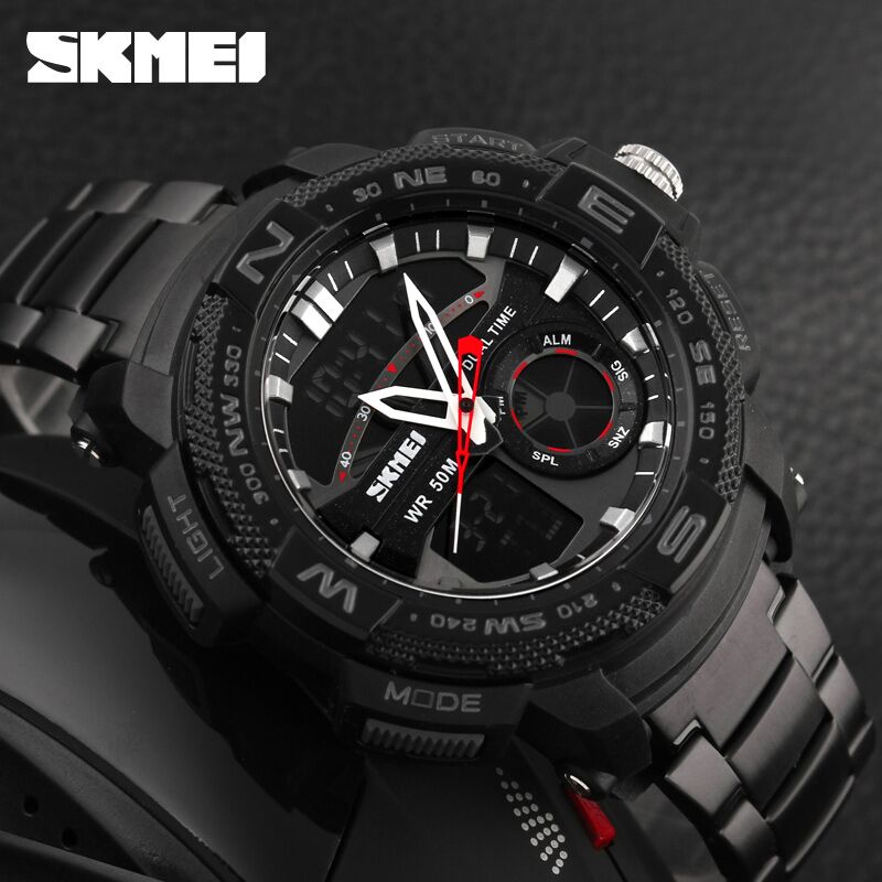 skmei jam tangan analog digital pria ad1121 black jakartanotebook skmei jam tangan analog digital pria ad1121 black jakartanotebook