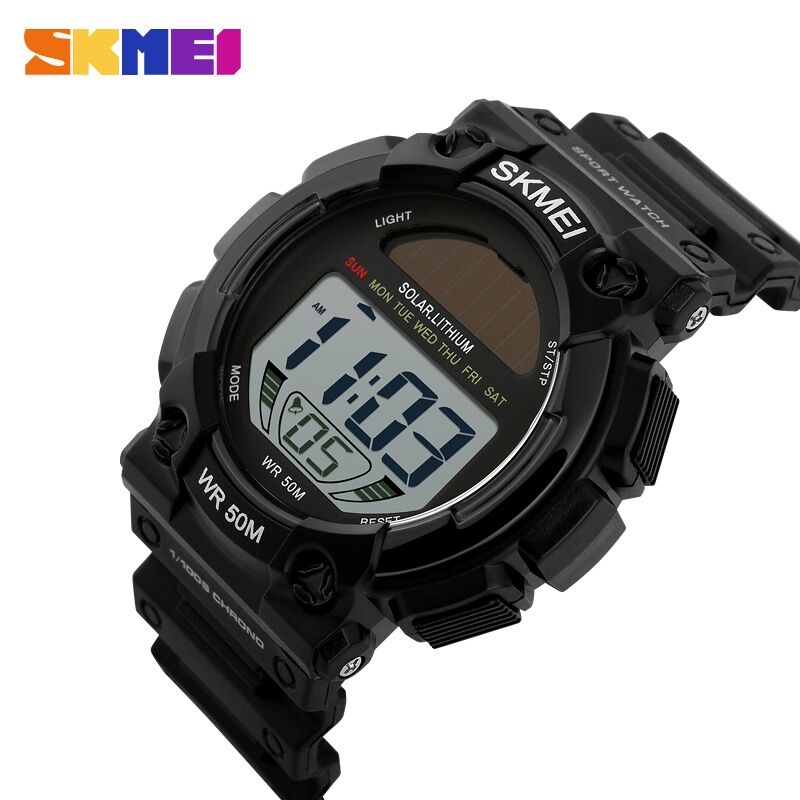 SKMEI Jam Tangan Digital Pria - DG1126 - Black - JakartaNotebook.com