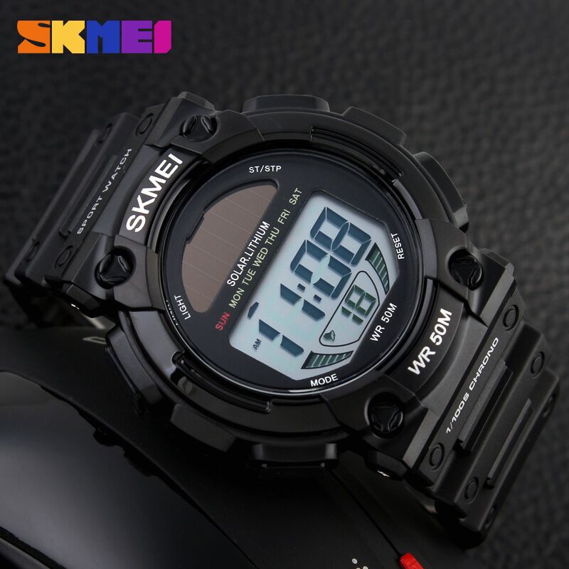 ... Water Resist 50m Dg1113 Black White. skmei jam tangan digital pria dg1126 black